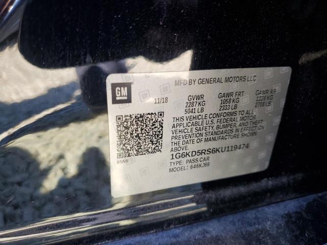 2019 CADILLAC CT6 PREMIU 1G6KD5RS6KU119474