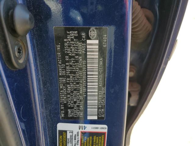 2011 TOYOTA CAMRY BASE - 4T1BF3EK5BU626315
