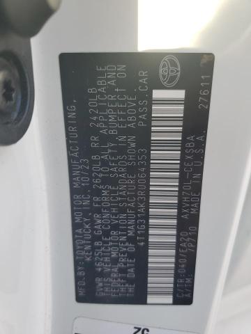 2024 TOYOTA CAMRY SE N 4T1G31AK3RU064353