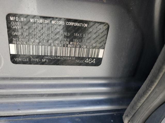 2018 MITSUBISHI OUTLANDER ES JA4AZ2A36JZ006438