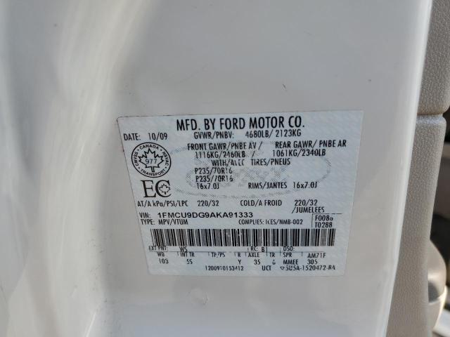2010 FORD ESCAPE XLT - 1FMCU9DG9AKA91333