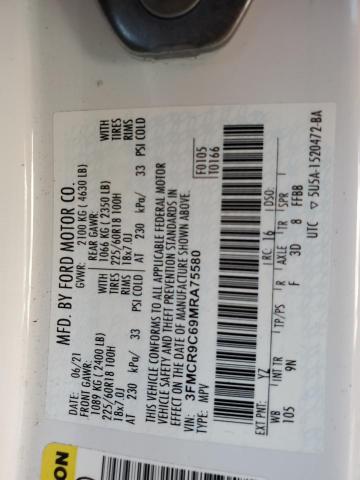 2021 FORD BRONCO SPO 3FMCR9C69MRA75580