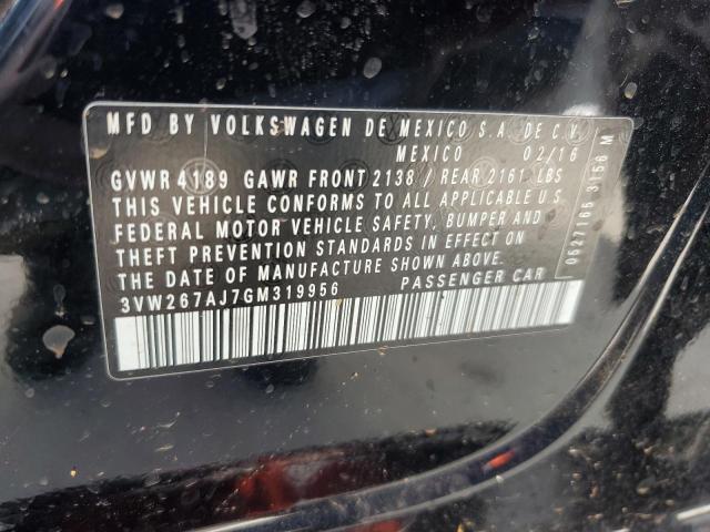 2016 VOLKSWAGEN JETTA S 3VW267AJ7GM319956