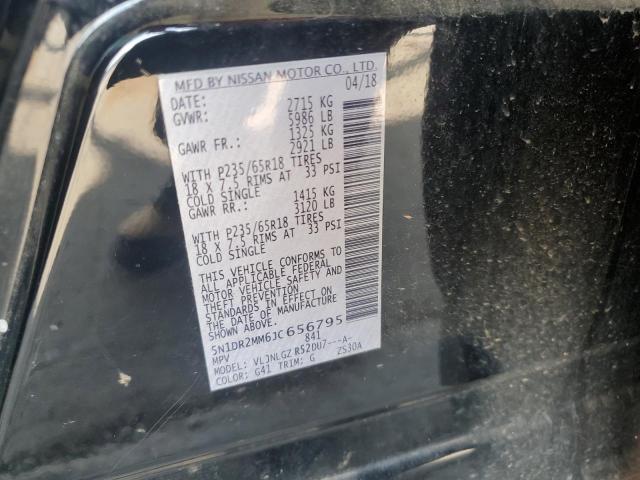 2018 NISSAN PATHFINDER 5N1DR2MM6JC656795
