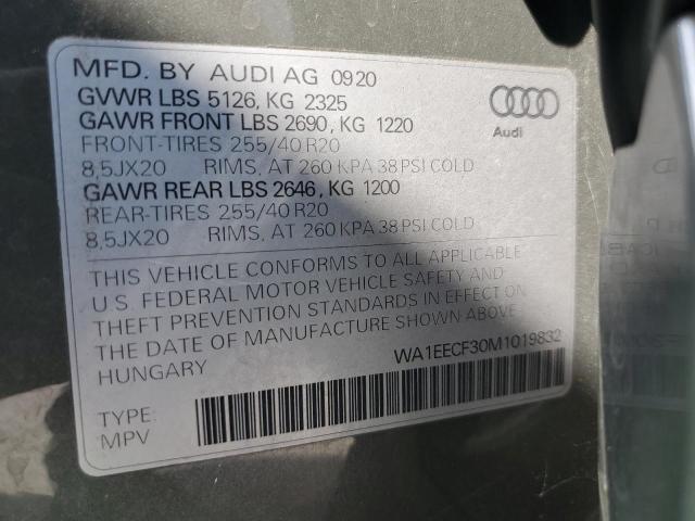 2021 AUDI Q3 PREMIUM WA1EECF30M1019832