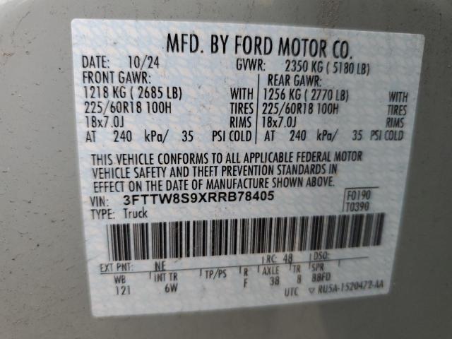 2024 FORD MAVERICK L 3FTTW8S9XRRB78405