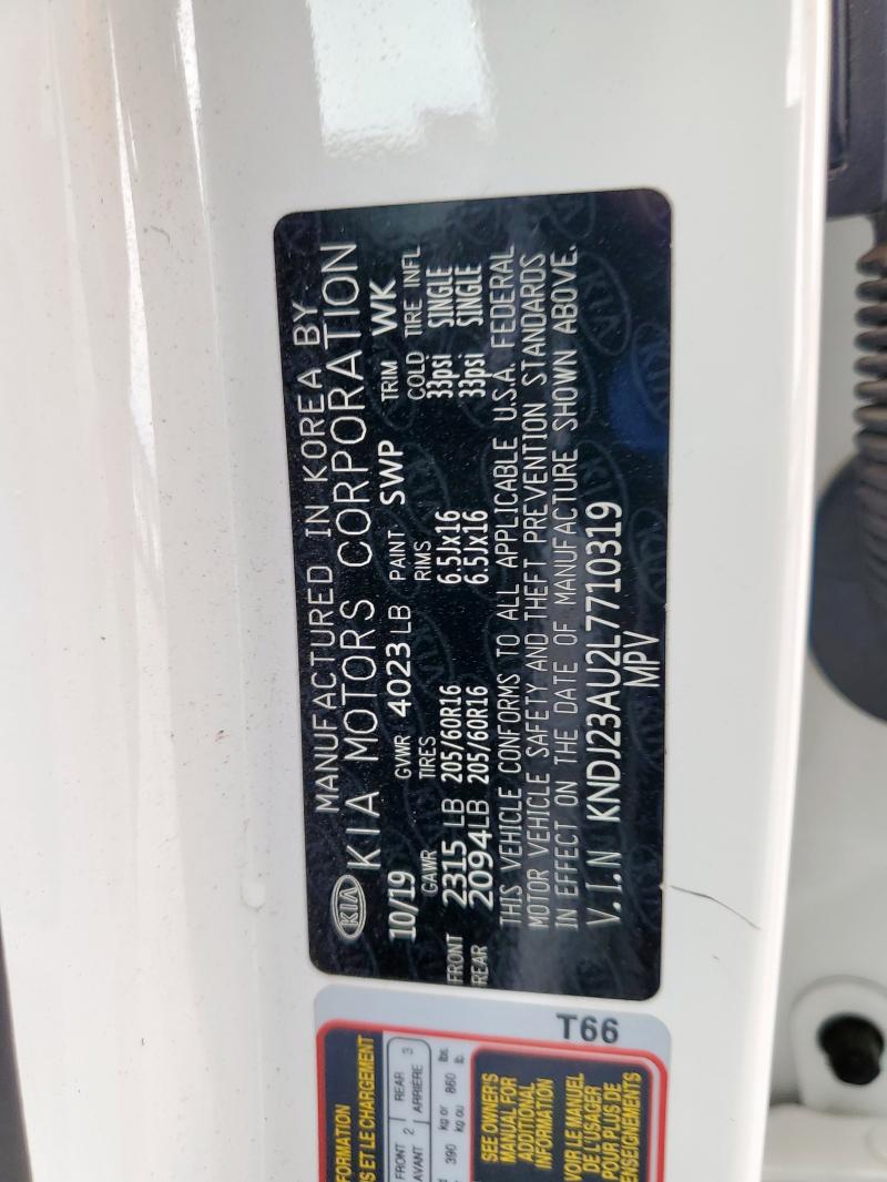 2020 KIA SOUL LX - KNDJ23AU2L7710319