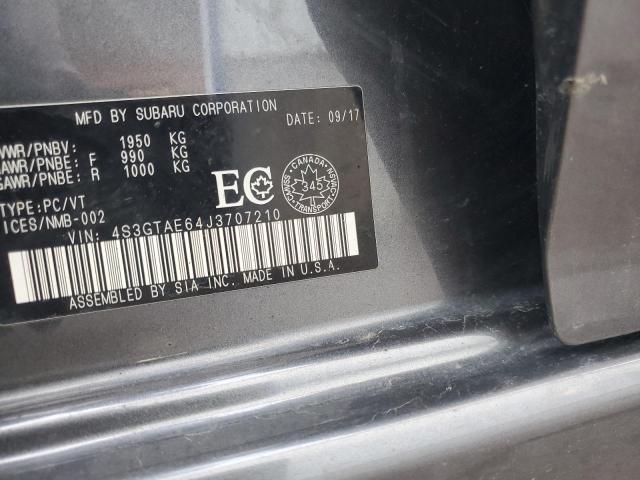 2018 SUBARU IMPREZA PR 4S3GTAE64J3707210