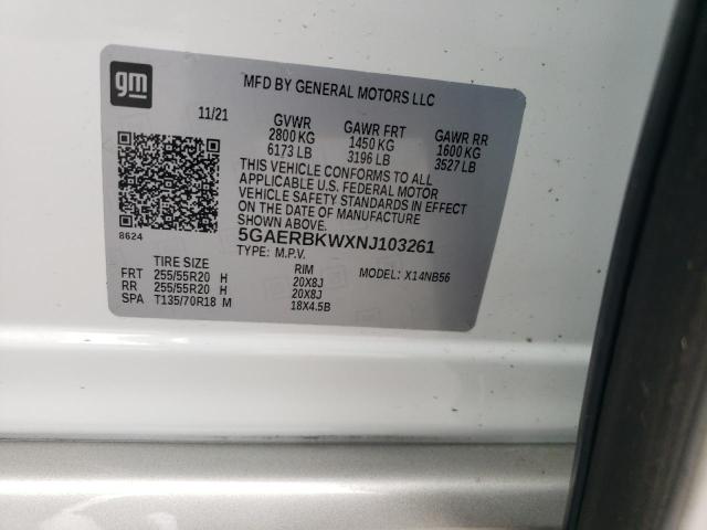2022 BUICK ENCLAVE ES 5GAERBKWXNJ103261