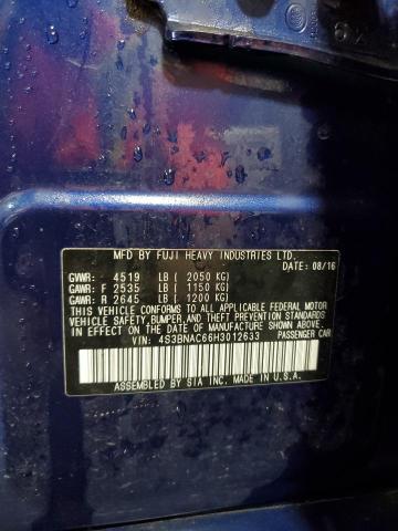 2017 SUBARU LEGACY 2.5 - 4S3BNAC66H3012633