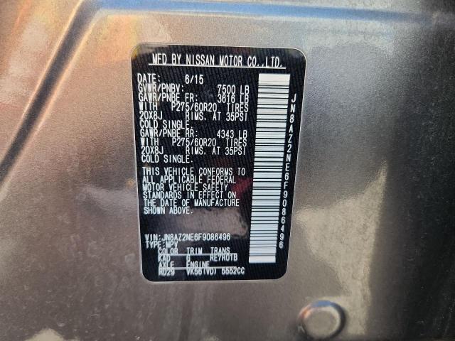 2015 INFINITI QX80 JN8AZ2NE6F9086496