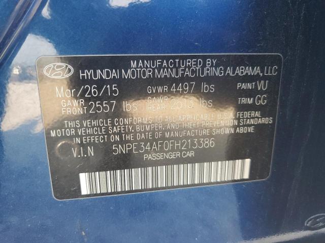 2015 HYUNDAI SONATA SPO - 5NPE34AF0FH213386