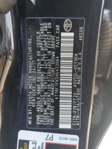 2017 TOYOTA CAMRY LE 4T1BF1FK5HU423064