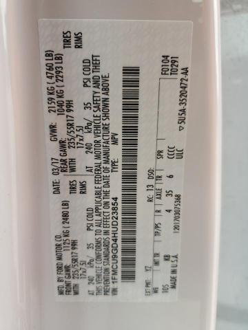 2017 FORD ESCAPE SE - 1FMCU9GD4HUD23854