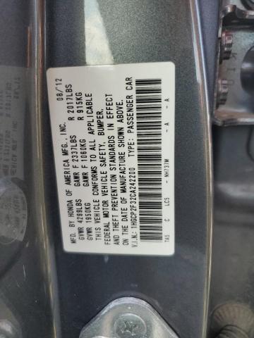 2012 HONDA ACCORD LX - 1HGCP2F32CA242200