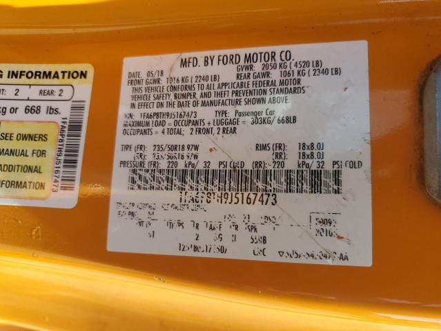2018 FORD MUSTANG 1FA6P8TH9J5167473