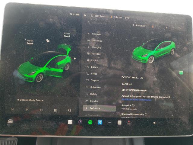 2023 TESLA MODEL 3 5YJ3E1EA0PF451236