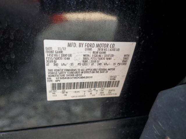 2013 FORD EXPLORER S - 1FM5K8GT8DGB62031