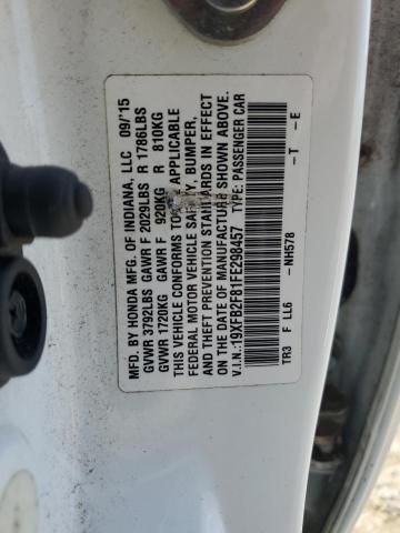 2015 HONDA CIVIC EX - 19XFB2F81FE298457