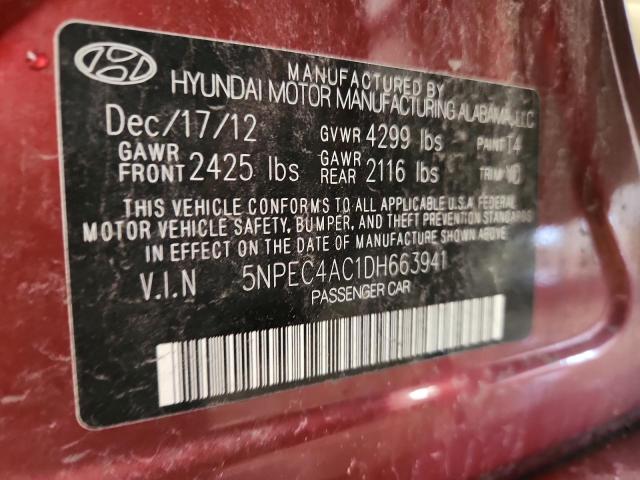 2013 HYUNDAI SONATA SE #3304011660