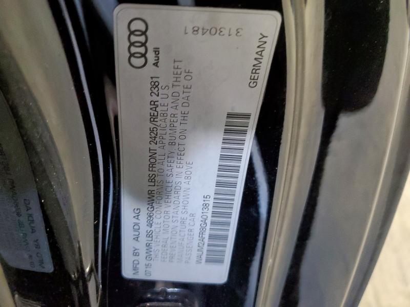 2016 AUDI A5 PREMIUM WAUM2AFR8GA013815
