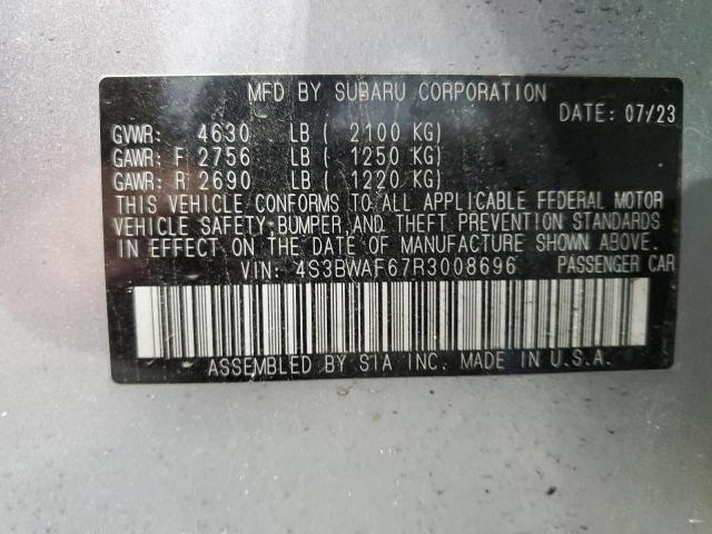 2024 SUBARU LEGACY PRE 4S3BWAF67R3008696