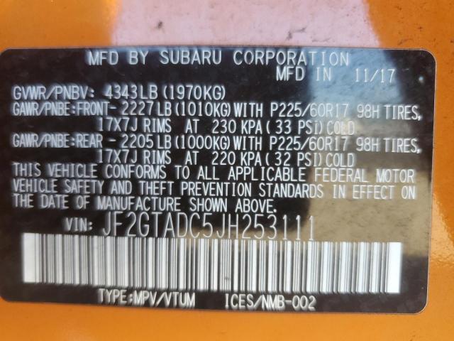 2018 SUBARU CROSSTREK JF2GTADC5JH253111