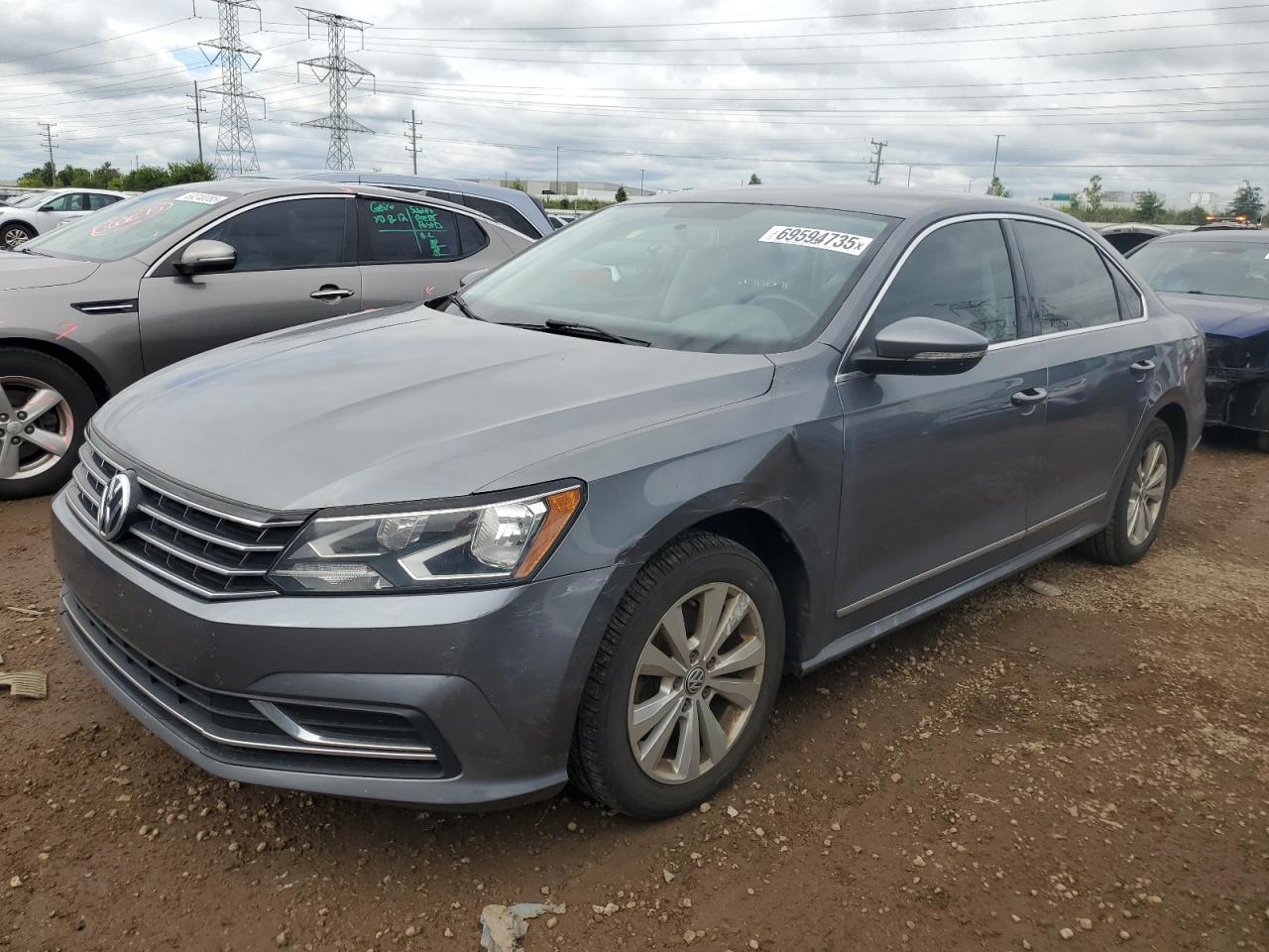 Lot #3264563912 2017 VOLKSWAGEN PASSAT S