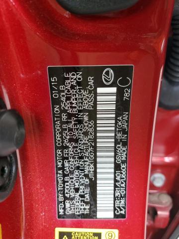 2015 LEXUS ES 350 JTHBK1GG7F2182836