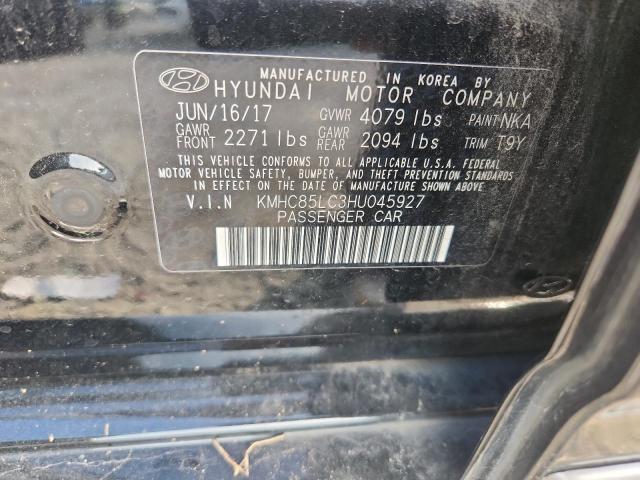 2017 HYUNDAI IONIQ LIMI KMHC85LC3HU045927