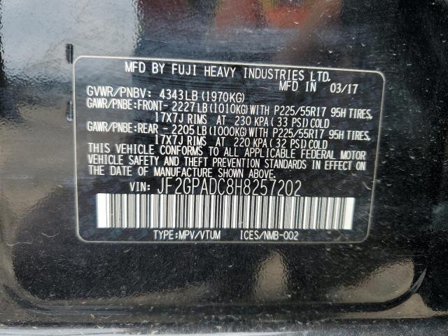 2017 SUBARU CROSSTREK - JF2GPADC8H8257202