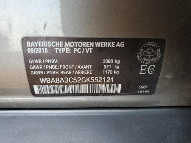 2016 BMW 320 XI WBA8A3C52GK552121