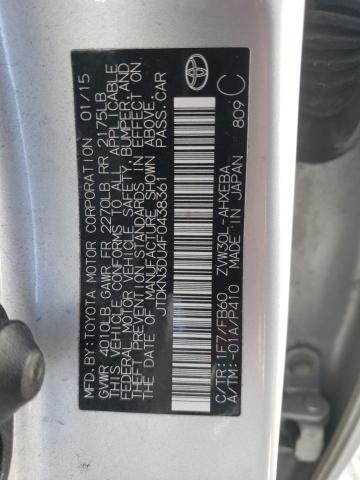 2015 TOYOTA PRIUS - JTDKN3DU4F0438361