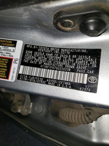 2016 TOYOTA CAMRY LE - 4T1BF1FK7GU220238
