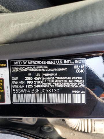 2015 MERCEDES-BENZ C 300 55SWF4JB3FU058130