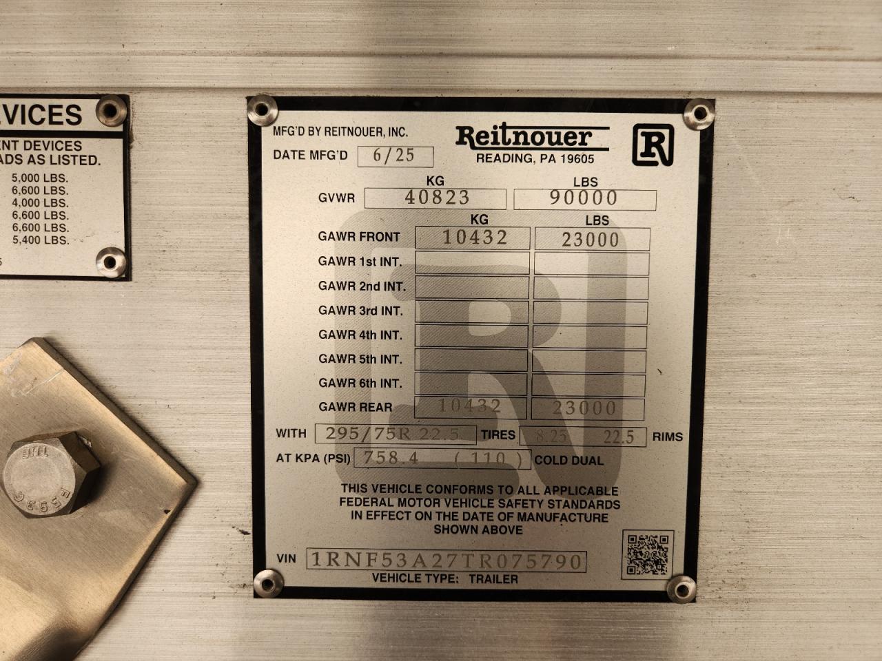 Lot #3285013957 2026 REITNOUER MAXIMISER