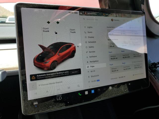 2022 TESLA MODEL Y 7SAYGDEE9NF347199