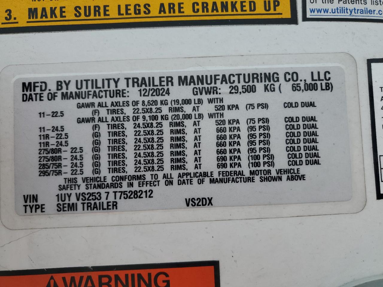 Lot #3290222202 2026 UTILITY DRY VAN