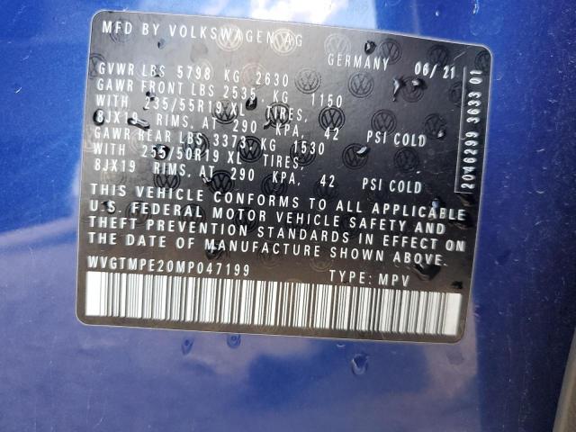 2021 VOLKSWAGEN ID.4 PRO S - WVGTMPE20MP047199