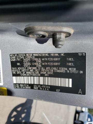 2015 TOYOTA SIENNA LE 5TDKK3DC7FS665296