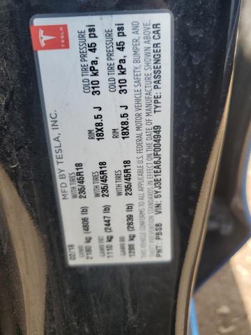 2018 TESLA MODEL 3 5YJ3E1EA6JF004949