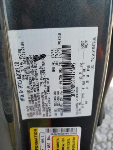 2015 FORD FUSION SE - 3FA6P0HD8FR125095
