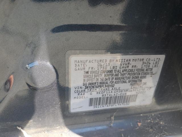 2015 NISSAN VERSA S - 3N1CN7AP8FL949152