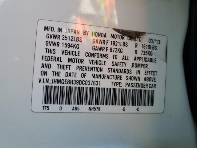 2013 HONDA FIT - JHMGE8H39DC037631