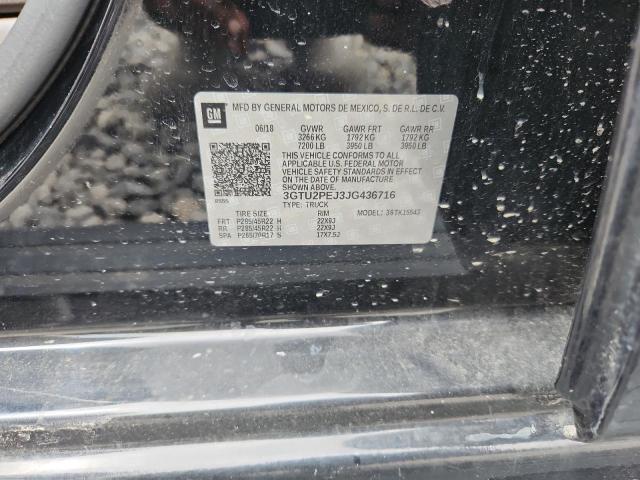 2018 GMC SIERRA K15 3GTU2PEJ3JG436716