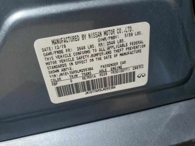 2020 INFINITI Q50 PURE JN1EV7AR5LM255384
