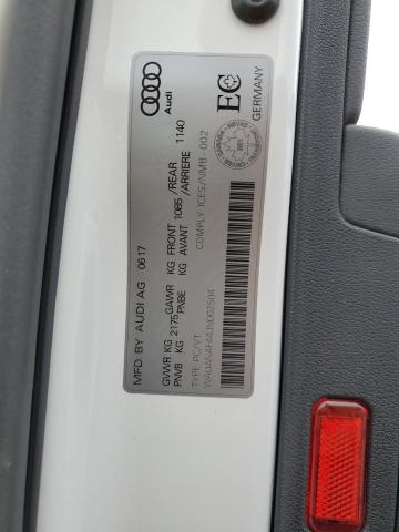 2018 AUDI A4 KOMFORT WAUANAF44JN002504
