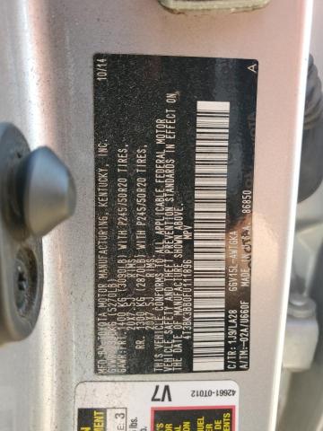 2015 TOYOTA VENZA LE 4T3BK3BB0FU111896