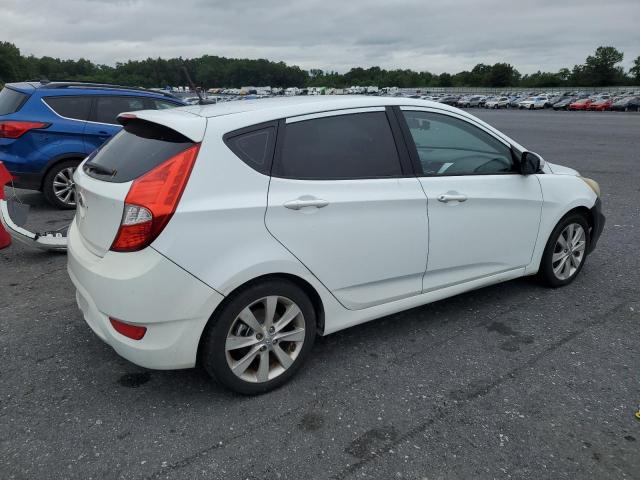HYUNDAI ACCENT GLS 2013 white  gas KMHCU5AE6DU111462 photo #4