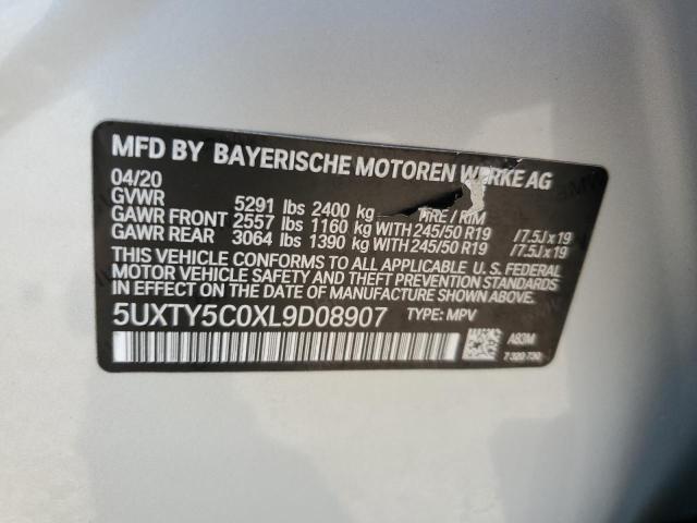 2020 BMW X3 XDRIVE3 - 5UXTY5C0XL9D08907